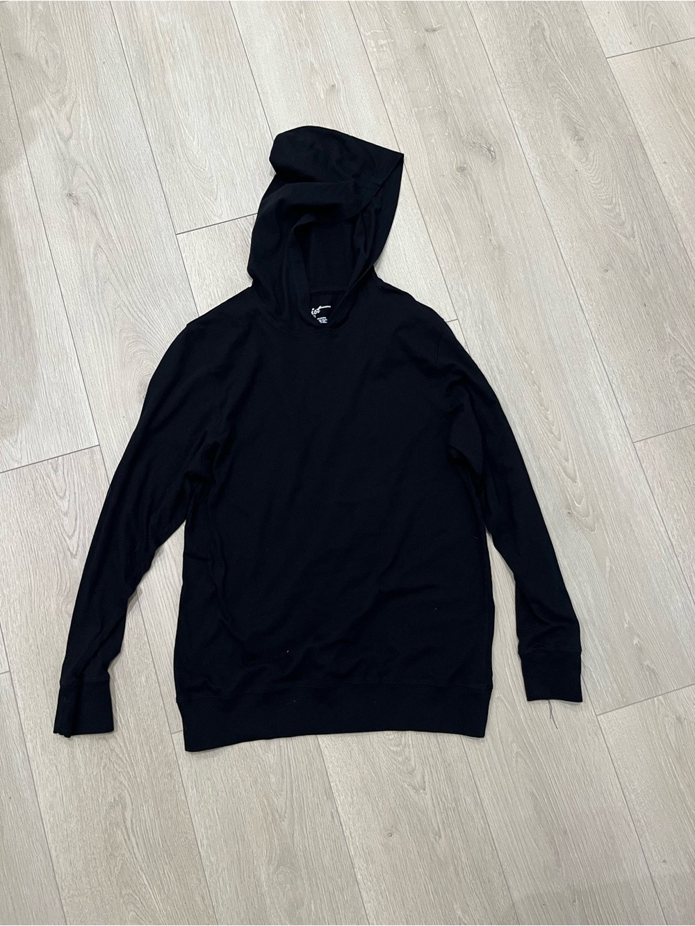Exist Men's Black Hooded Sweatshirt